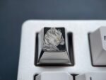 Gengar hand carved titanium keycaps