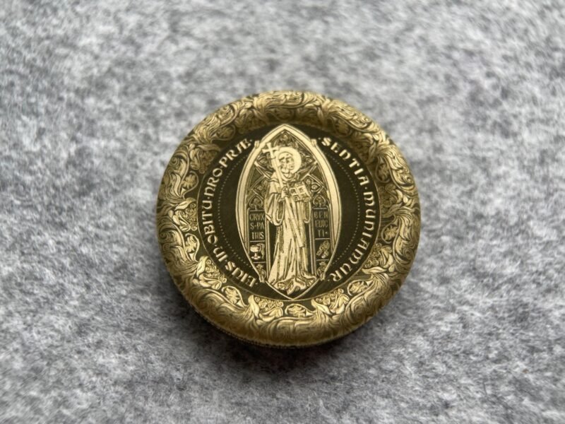 Constantine pure copper fidget coin